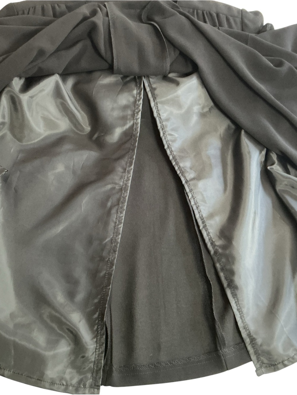 Drapers & Damon's semi formal Dress 22W Black Lined Midi Flowy evening NWT - Picture 9 of 14